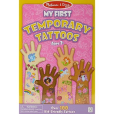 Melissa & Doug My First Temporary Tattoos - Pink Activity Pad Sticker Pad