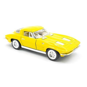 Chevy 1963 Corvette Stingray 1:36 Scale (Yellow)