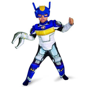 Boy'S Transformers Chase Rescue Bots Toddler Muscle Costume, 3T-4T