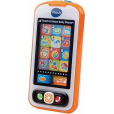 Vtech Touch And Swipe Baby Phone, Orange