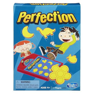 Hasbro Gaming Perfection Popping Shapes And Pieces Game For Kids Ages 4 And Up