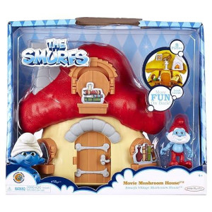 Smurfs Mushroom House With Papa Smurf