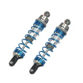 Atomik - Alloy Front Ultra Shocks - Replacement Part For 1/10 Traxxas Part 3760A - Hardened Billet 6061 Aluminum - Lightweight & Durable Performance - Rear Upper Chassis Upgrade Part - Gun Metal