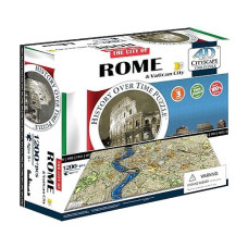 4D Cityscape Rome And Vatican City Time Puzzle