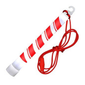 25 Pack Of Premium 6" Candy Cane Christmas Glow Sticks