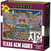 Dowdle Folk Art Texas A&M Aggies Jigsaw Puzzle (500 Pieces)