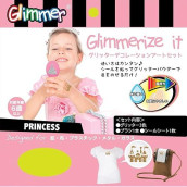 Princess Glimmerize It Glitter Tattoo Transfer Art Kit For Skin Fabric Plastic Metal Glass