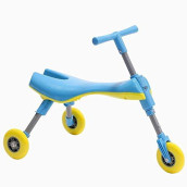 MEKBOK Fly Bike Foldable IndoorOutdoor Toddlers glide Tricycle - Blue