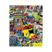 Aquarius Dc Comics Puzzle Batman Collage (1000 Piece Jigsaw Puzzle) - Officially Licensed Dc Comics Merchandise & Collectibles - Glare Free - Precision Fit - 20 X 27 Inches