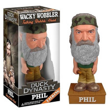 Funko Duck Dynasty Phil Robertson Talking Wacky Wobbler Action Figure