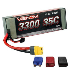 Venom 35c 3s 11.1v 3300mah Hard Case Lipo Battery With Universal Plug