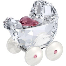 Swarovski Crystal #5003407 Baby Carriage, Light Pink