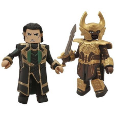 Diamond Select Toys Marvel Minimates: Thor 2: Series 53 Loki And Heimdall Action Figure, 2-Pack
