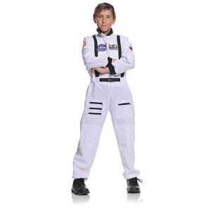 Underwraps Children'S Astronaut Costume - White, Medium (6-8)