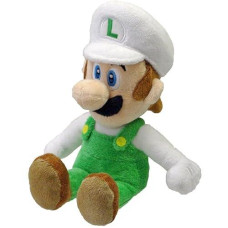 "Nintendo Official Super Mario Fire Luigi Plush, 8""", Multi-Colored (1250)