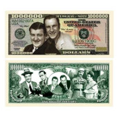 Abbott And Costello Million Dollar Bill With Bill Protector