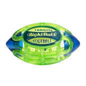 Tangle Nightball Glow In The Dark Light Up Led Football, Green With Blue