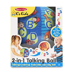 Melissa & Doug Ks Kids 2-In-1 Talking Ball Educational Toy - Abcs And Counting 1-10