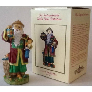 International Santas Nice Old Father - China Christmas Figurine (The Claus Collection)