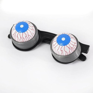 Lychee Wacky Space Eye Glasses Funny Spring Crazy Eye Scary Trick Toys