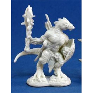 Reaper Miniatures 77155 Bones - Lizardman Warrior