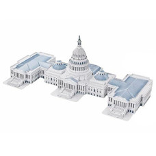 Liberty Imports 3D Puzzle Diy Model Set - Worlds Greatest Architecture Jigsaw Puzzles Building Kit (Us Capitol Hill)