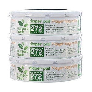 Nursery Fresh Refill For Diaper Genie 3 Pack, 816 Count