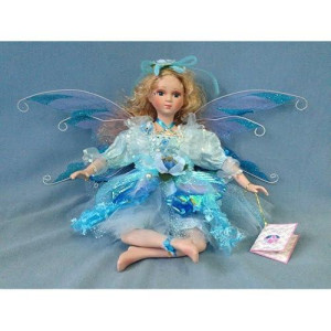 Jmisa 16" Porcelain Sitting Fairy Doll