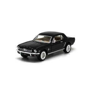 1964 1/2 Ford Mustang In Black Diecast 1:36 Scale By Kinsmart