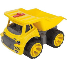 Smoby: Big Power Worker Maxi Truck, Ride On, Load Capacity Up To 55 Pounds, Tires Are Made Of Soft Material, Box Tilts For Easy Unload, For Ages 3 And Up