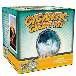 Break Open A Gigantic Geode - Break Your Own Large Geode With Crystals, Earth Science Kit For Kids To Learn Geology, Gifts For Rock Collectors, Cool Rocks For Boys And Girls