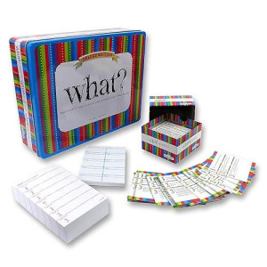 Outset Media - What? Deluxe Edition - The Ultimate Laugh Out Loud Cooperative Card Game (Ages 14+)