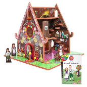 Hansel And Gretel Storybook Playset | 3 In 1 - Book, Build And Play