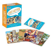 Thinkfun Last Letter Card Game - Quick Thinking Word Game | Engaging Artwork | Portable & Travel Friendly | Loved By Kids And Adults