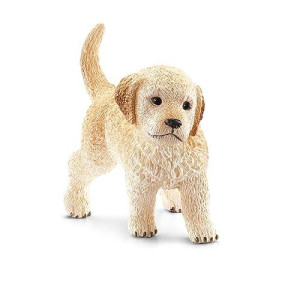 Schleich Farm World, Realistic Animal Toys For Kids, Golden Retriever Puppy Toy Dog Figurine, Ages 3+