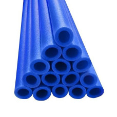 Upper Bounce 44 Inch Trampoline Pole Foam Sleeves, Fits 1.75 Diameter Pole - Set Of 16 -Blue