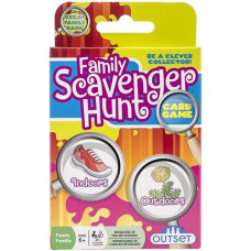 Outset Media Family Scavenger Hunt Card Game Travel Friendly Indoor And Outdoor Family Scavenger Hunt - Ages 6+