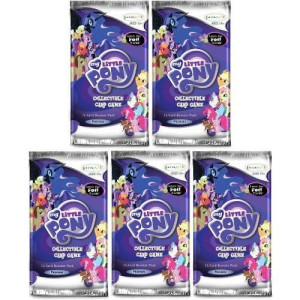 My Little Pony Enterplay Collectible Card Game Lot Of 5 Booster Packs