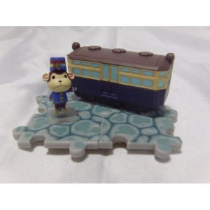 Animal Crossing Jump Out Outing Figure Collection Play Set~Porter~Station Worker