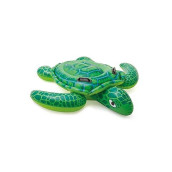 Intex Lil' Sea Turtle Inflatable Pool Float: Animal Pool Toy For Kids - 2 Heavy-Duty Handles - 88Lb Weight Capacity - 59" X 50" - For Ages 3+
