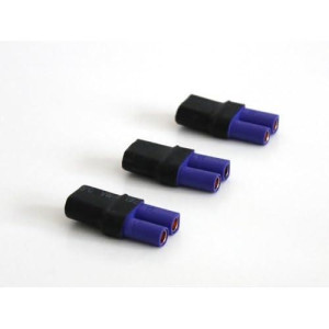 3 Pcs Male Xt60 Xt-60 To Female Ec5 Connector Adapter No Wires