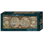 Heye Panorama Hemisphere Map Puzzles (6000-Piece)
