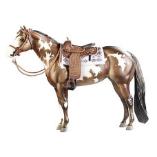 Breyer Traditional Cimarron Western Pleasure Saddle (1:9 Scale), 6.5"L X 7.875"H H
