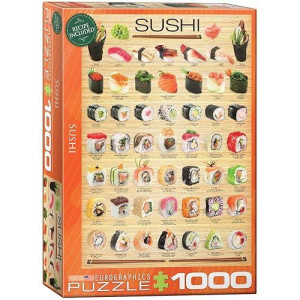 Eurographics Sushi Puzzle (1000-Piece) (6000-0597) , Orange