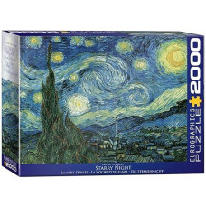 Eurographics Starry Night By Vincent Van Gogh Puzzle (2000-Piece)