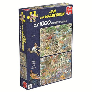 Jumbo Safari & The Storm Jigsaw Puzzle (2X1000 Piece)