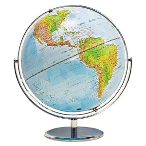Advantus 12 Inch Desktop World Globe With Blue Oceans (30502),13 W X 12 D X 15 H In