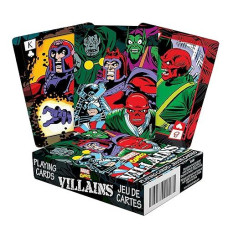 Aquarius Marvel Comics Villains Playing Cards - Supervillains Themed Deck Of Cards For Your Favorite Card Games - Officially Licensed Marvel Merchandise & Collectibles - Poker Size