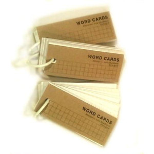 Mini Blank Flash Cards With Binder Ring - 1.5 X 3.5 Set Of 3 Decks, 80 Cards Each (240 Cards)