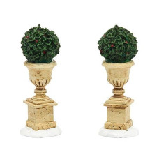 Department 56 Accessories For Villages Tudor Gardens Holly Urn Accessory Figurine, 0.94 Inch